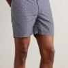 Bulldog Straight-Leg Mid-Length Printed Swim Shorts - OU Bulldog Straight-Leg Mid-Length Printed Swim Shorts - OU
