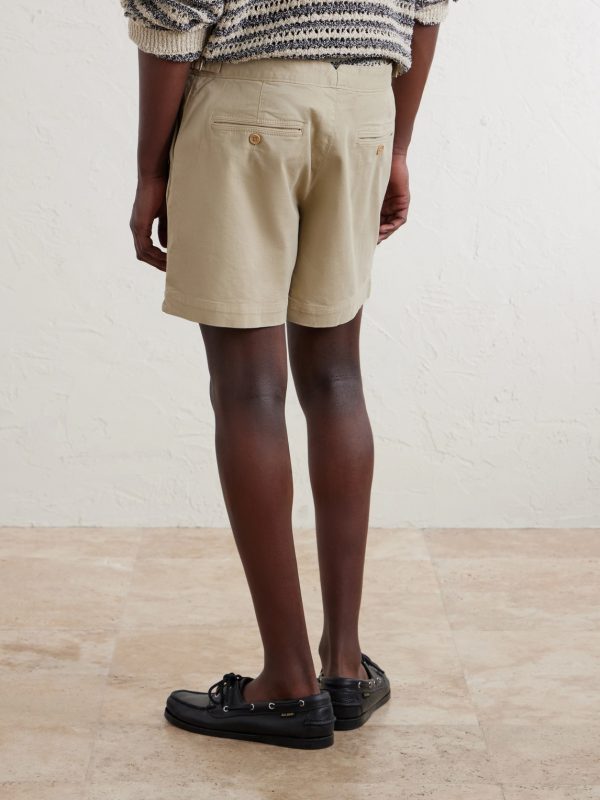 Bulldog Slim-Fit Straight-Leg Stretch-Cotton Twill Shorts - BK Bulldog Slim-Fit Straight-Leg Stretch-Cotton Twill Shorts - BK