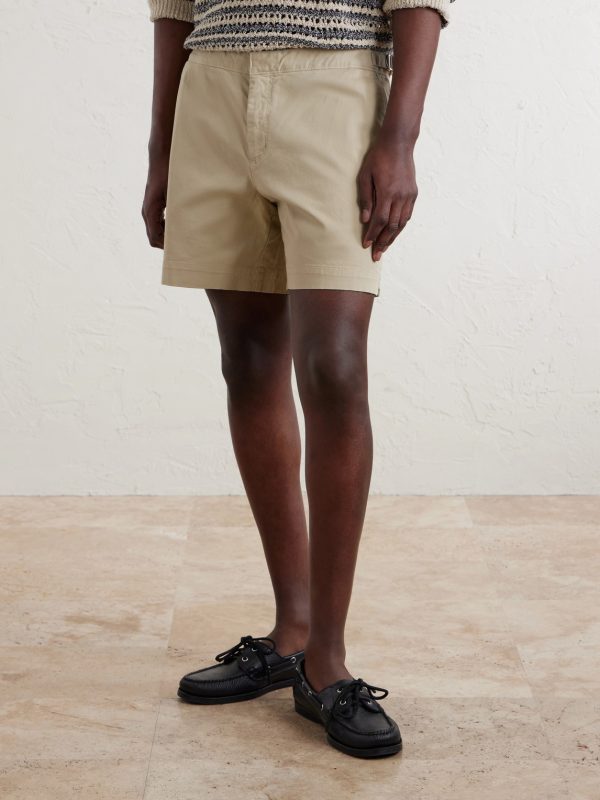 Bulldog Slim-Fit Straight-Leg Stretch-Cotton Twill Shorts - FR Bulldog Slim-Fit Straight-Leg Stretch-Cotton Twill Shorts - FR