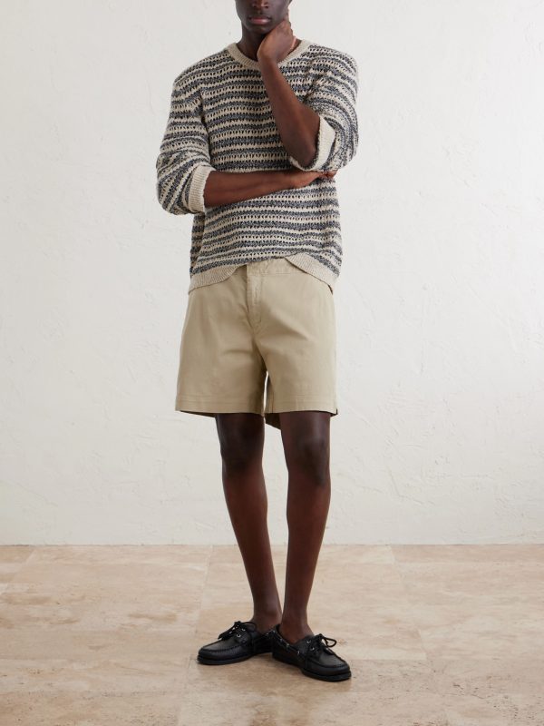 Bulldog Slim-Fit Straight-Leg Stretch-Cotton Twill Shorts - OU Bulldog Slim-Fit Straight-Leg Stretch-Cotton Twill Shorts - OU