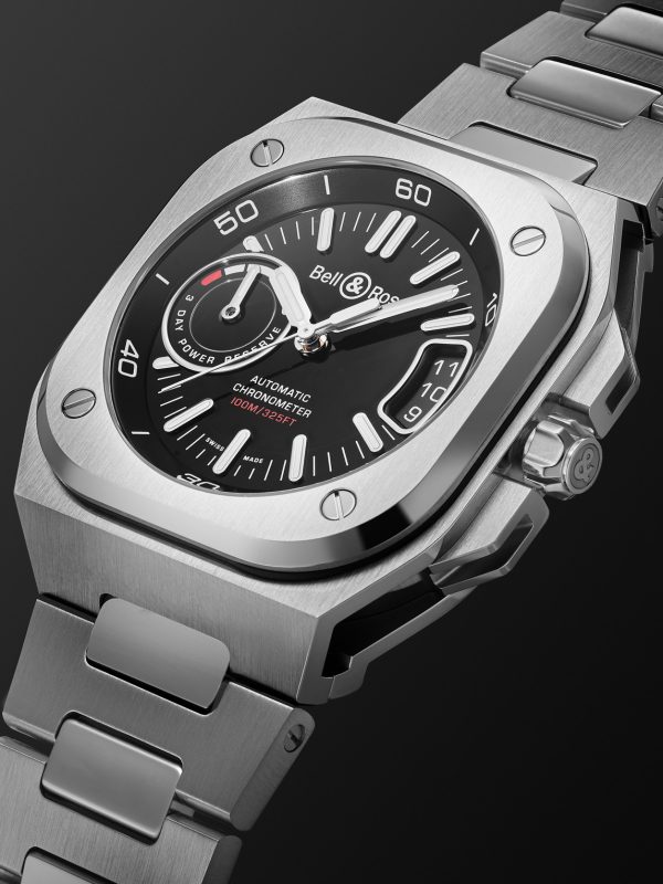 BR-X5 Automatic Chronometer 41mm Steel Watch, Ref. No. BRX5R-BL-ST/SST - FR