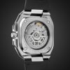 BR-X5 Automatic Chronometer 41mm Steel and Rubber Watch, Ref. No. BRX5R-BL-ST/SRB - BK BR-X5 Automatic Chronometer 41mm Steel and Rubber Watch, Ref. No. BRX5R-BL-ST/SRB - BK