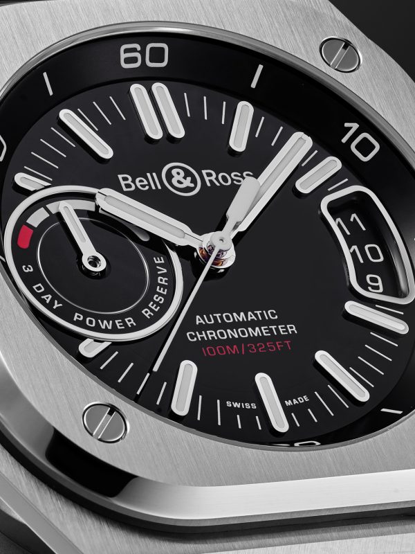 BR-X5 Automatic Chronometer 41mm Steel and Rubber Watch, Ref. No. BRX5R-BL-ST/SRB - CU BR-X5 Automatic Chronometer 41mm Steel and Rubber Watch, Ref. No. BRX5R-BL-ST/SRB - CU