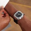 BR-X5 Automatic Chronometer 41mm Steel and Rubber Watch, Ref. No. BRX5R-BL-ST/SRB - OU BR-X5 Automatic Chronometer 41mm Steel and Rubber Watch, Ref. No. BRX5R-BL-ST/SRB - OU