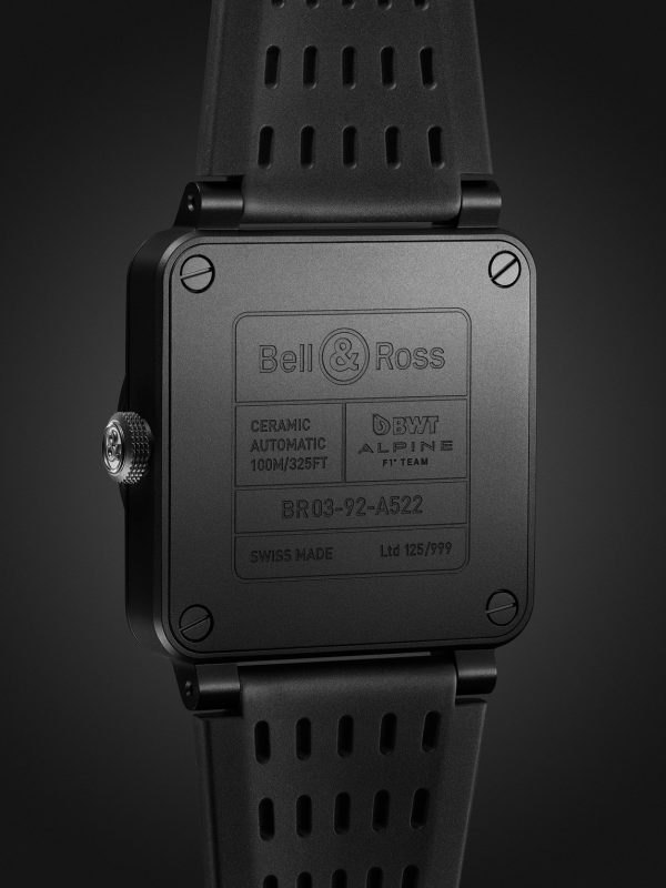 BR 03-92 A522 Limited Edition Automatic 42mm Ceramic and Rubber Watch, Ref. No.BR0392-A522-CE/SRB - BK BR 03-92 A522 Limited Edition Automatic 42mm Ceramic and Rubber Watch, Ref. No.BR0392-A522-CE/SRB - BK