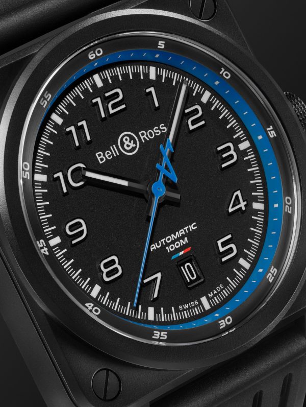BR 03-92 A522 Limited Edition Automatic 42mm Ceramic and Rubber Watch, Ref. No.BR0392-A522-CE/SRB - CU BR 03-92 A522 Limited Edition Automatic 42mm Ceramic and Rubber Watch, Ref. No.BR0392-A522-CE/SRB - CU