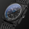 BR 03-92 A522 Limited Edition Automatic 42mm Ceramic and Rubber Watch, Ref. No.BR0392-A522-CE/SRB - FR BR 03-92 A522 Limited Edition Automatic 42mm Ceramic and Rubber Watch, Ref. No.BR0392-A522-CE/SRB - FR