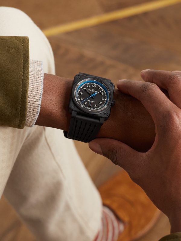BR 03-92 A522 Limited Edition Automatic 42mm Ceramic and Rubber Watch, Ref. No.BR0392-A522-CE/SRB - OU BR 03-92 A522 Limited Edition Automatic 42mm Ceramic and Rubber Watch, Ref. No.BR0392-A522-CE/SRB - OU