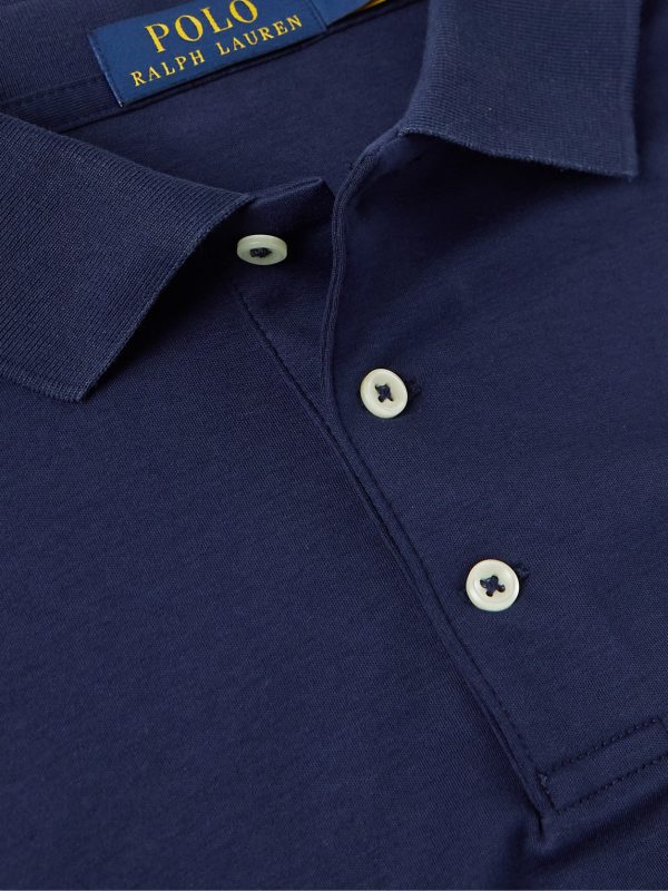 Logo-Embroidered Cotton-Jersey Polo Shirt - CU Logo-Embroidered Cotton-Jersey Polo Shirt - CU