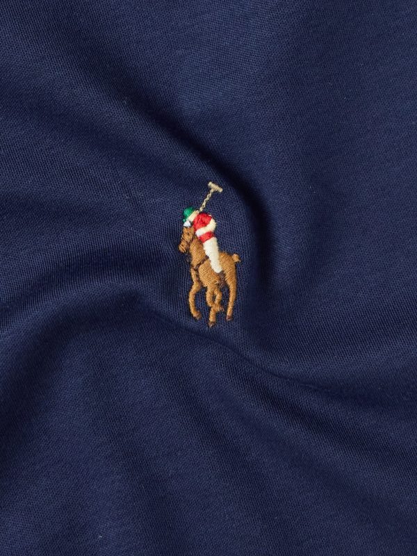 Logo-Embroidered Cotton-Jersey Polo Shirt - E1 Logo-Embroidered Cotton-Jersey Polo Shirt - E1