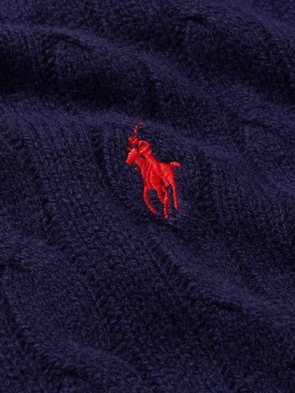 Cable-Knit Wool and Cashmere-Blend Sweater - E1 Cable-Knit Wool and Cashmere-Blend Sweater - E1
