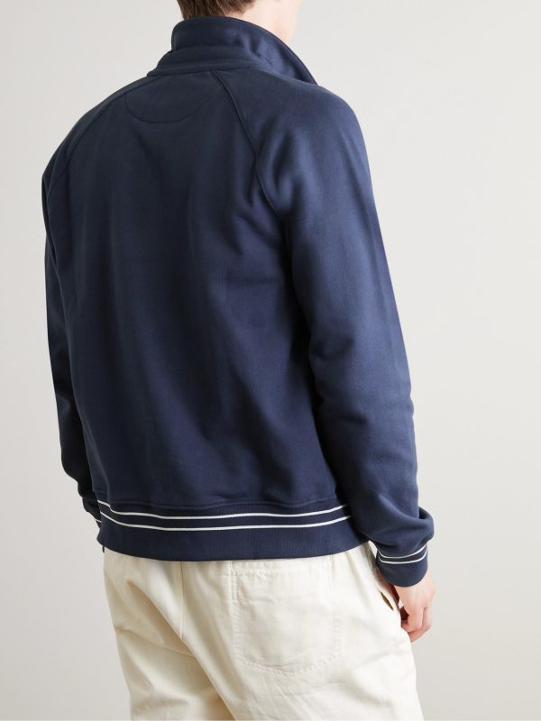Organic Cotton-Jersey Bomber Jacket - BK Organic Cotton-Jersey Bomber Jacket - BK