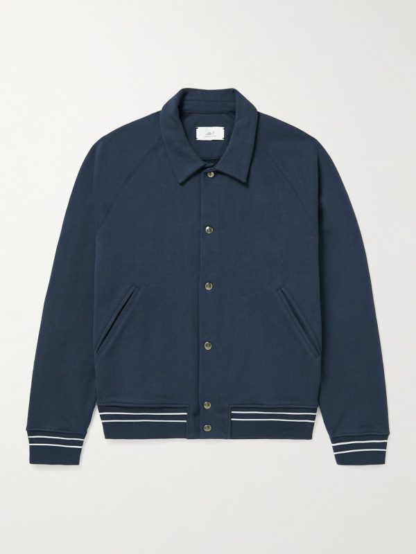 Organic Cotton-Jersey Bomber Jacket Organic Cotton-Jersey Bomber Jacket