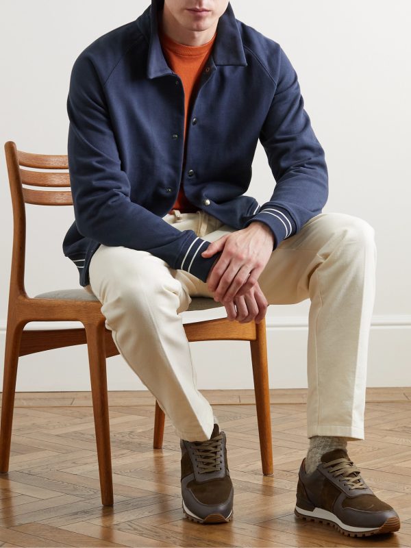 Organic Cotton-Jersey Bomber Jacket - OU Organic Cotton-Jersey Bomber Jacket - OU