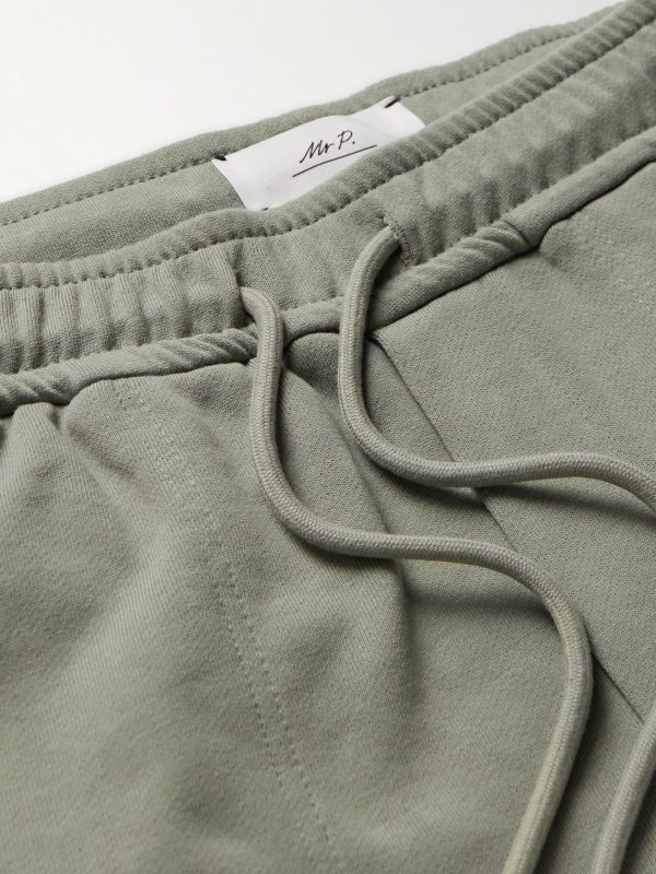 Straight-Leg Cotton-Jersey Drawstring Shorts - E1 Straight-Leg Cotton-Jersey Drawstring Shorts - E1