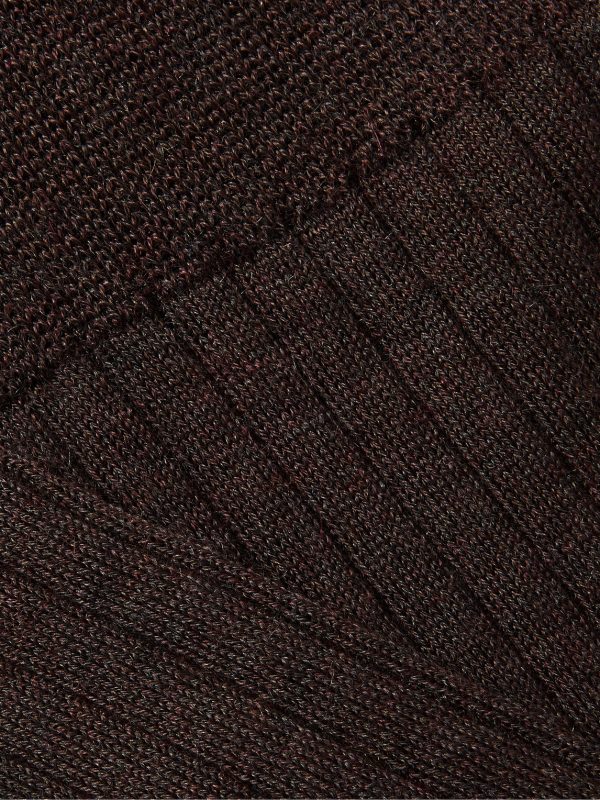 No 2 Ribbed Cashmere-Blend Socks - CU
