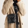 Le Cagole Embellished Textured-Leather Messenger Bag - OU