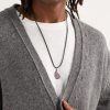 Superstellar Blackened Gold, Multi-Stone and Lurex Pendant Necklace - OU Superstellar Blackened Gold, Multi-Stone and Lurex Pendant Necklace - OU