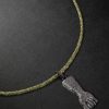 Florentine Finish Figa Blackened Gold Lurex Pendant Necklace - CU Florentine Finish Figa Blackened Gold Lurex Pendant Necklace - CU