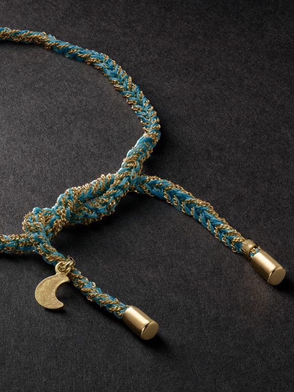 Lucky Wisdom Gold and Silk Bracelet - CU