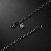 Rollò Blackened Gold Chain Necklace - BK