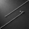 Rollò White Gold Chain Necklace - BK Rollò White Gold Chain Necklace - BK