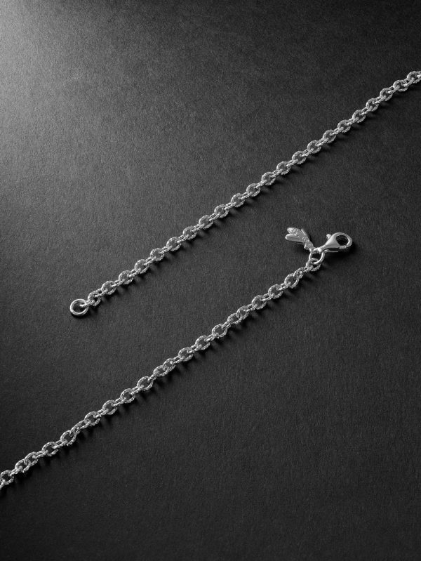 Rollò White Gold Chain Necklace - BK Rollò White Gold Chain Necklace - BK