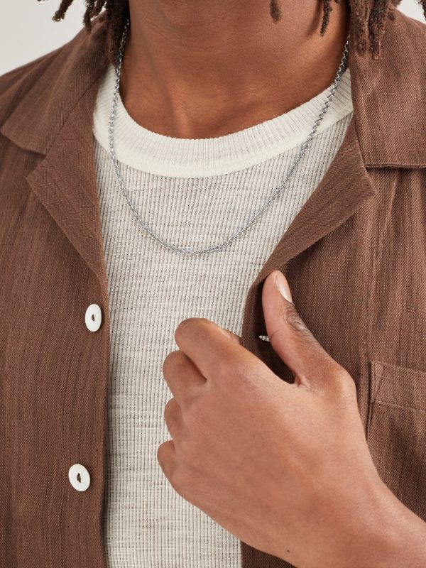 Rollò White Gold Chain Necklace - OU Rollò White Gold Chain Necklace - OU
