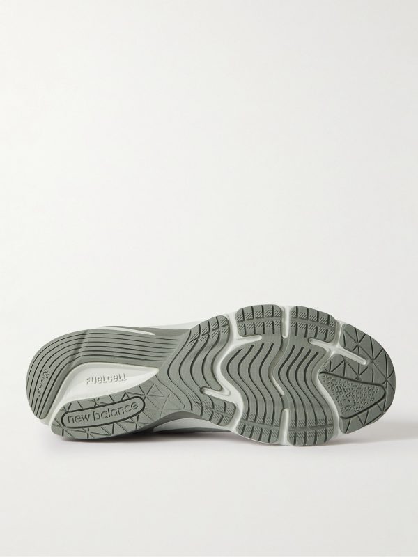 + WTAPS® 990v6 Leather-Trimmed Suede and Mesh Sneakers - E1 + WTAPS® 990v6 Leather-Trimmed Suede and Mesh Sneakers - E1
