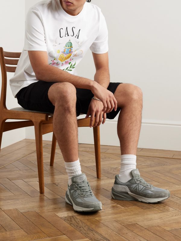 + WTAPS® 990v6 Leather-Trimmed Suede and Mesh Sneakers - OU + WTAPS® 990v6 Leather-Trimmed Suede and Mesh Sneakers - OU