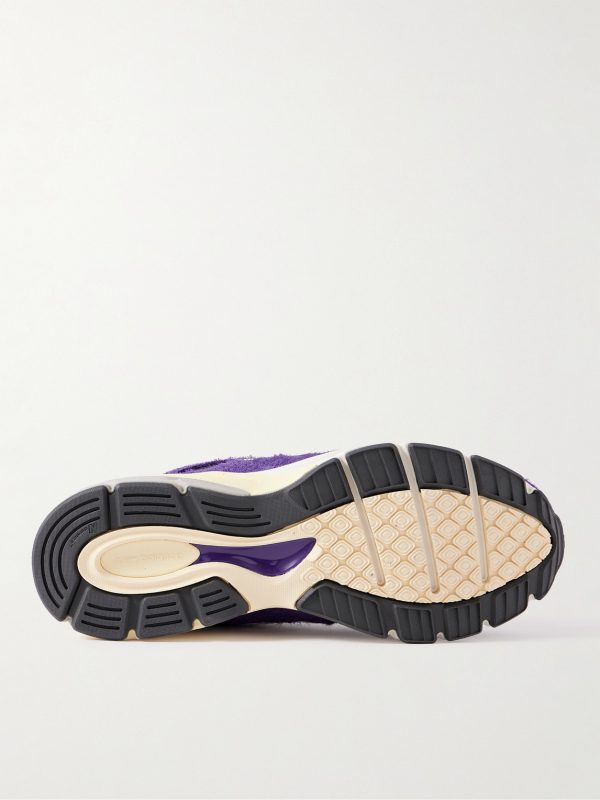 990v4 Rubber-Trimmed Mesh and Suede Sneakers - E1 990v4 Rubber-Trimmed Mesh and Suede Sneakers - E1