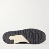 998 Core Rubber-Trimmed Full-Grain Leather, Mesh and Suede Sneakers - E1 998 Core Rubber-Trimmed Full-Grain Leather, Mesh and Suede Sneakers - E1