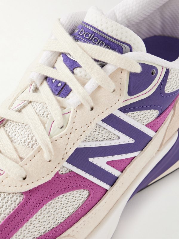 990v6 Suede-Trimmed Mesh Sneakers - CU 990v6 Suede-Trimmed Mesh Sneakers - CU