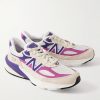 990v6 Suede-Trimmed Mesh Sneakers - FR 990v6 Suede-Trimmed Mesh Sneakers - FR