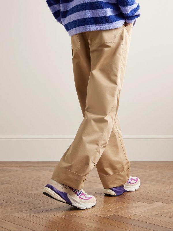 990v6 Suede-Trimmed Mesh Sneakers - OU 990v6 Suede-Trimmed Mesh Sneakers - OU