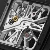 Santos de Cartier Hand-Wound Skeleton 39.8mm Interchangeable Steel and Alligator Watch, Ref. No. WHSA0027 - E1