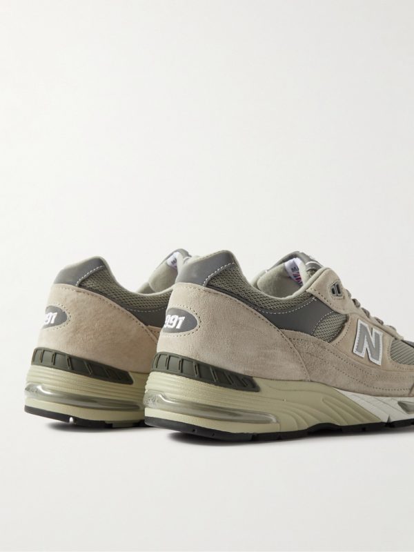 991 Suede and Mesh Sneakers - BK 991 Suede and Mesh Sneakers - BK