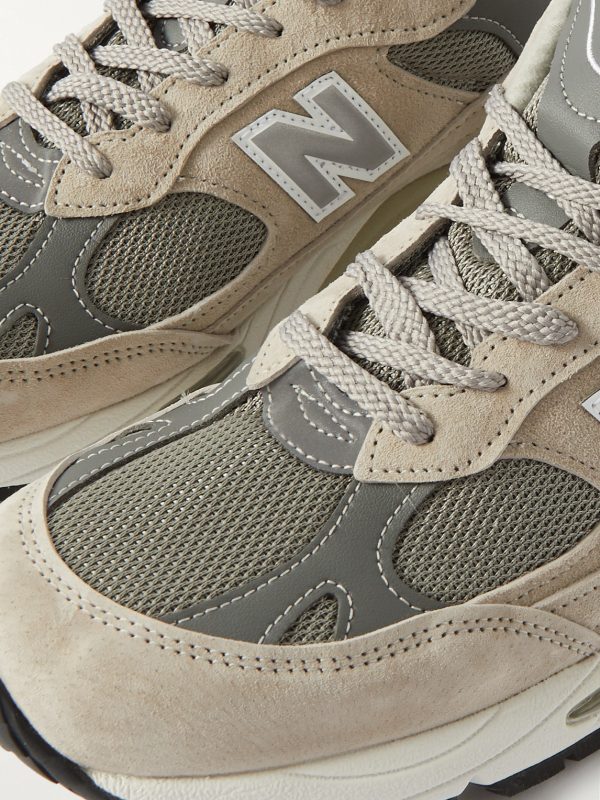 991 Suede and Mesh Sneakers - CU 991 Suede and Mesh Sneakers - CU