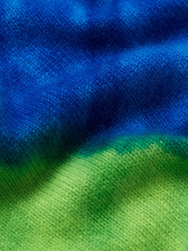 Rainbow Void Tie-Dyed Cashmere Sweater - E1 Rainbow Void Tie-Dyed Cashmere Sweater - E1
