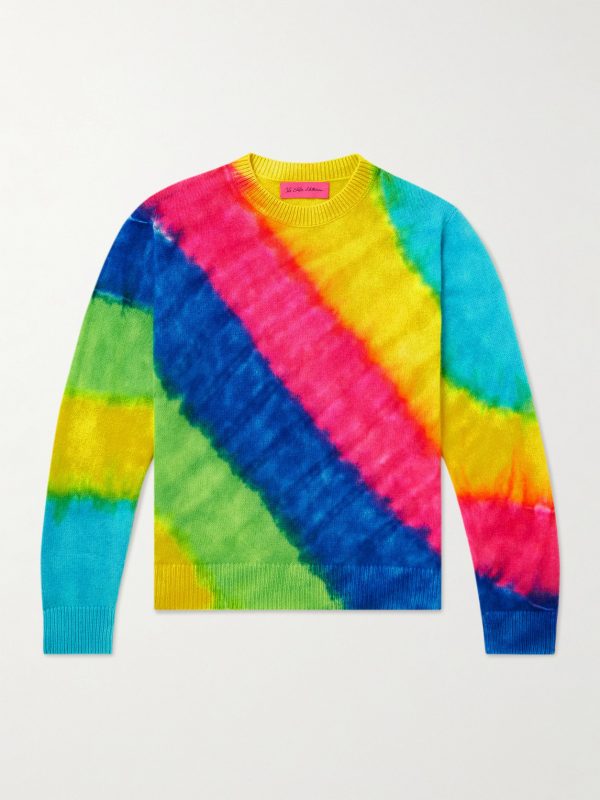 Rainbow Void Tie-Dyed Cashmere Sweater Rainbow Void Tie-Dyed Cashmere Sweater