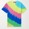 Rainbow Void Tie-Dyed Cotton and Cashmere-Blend Jersey T-Shirt Rainbow Void Tie-Dyed Cotton and Cashmere-Blend Jersey T-Shirt