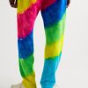 Rainbow Void Tie-Dyed Cashmere Sweatpants - BK Rainbow Void Tie-Dyed Cashmere Sweatpants - BK