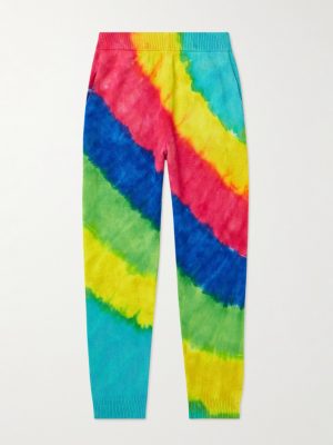 Rainbow Void Tie-Dyed Cashmere Sweatpants Rainbow Void Tie-Dyed Cashmere Sweatpants