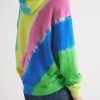 Oversized Tie-Dyed Cotton and Cashmere-Blend Jersey Hoodie - BK Oversized Tie-Dyed Cotton and Cashmere-Blend Jersey Hoodie - BK