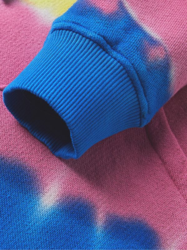 Oversized Tie-Dyed Cotton and Cashmere-Blend Jersey Hoodie - E1 Oversized Tie-Dyed Cotton and Cashmere-Blend Jersey Hoodie - E1
