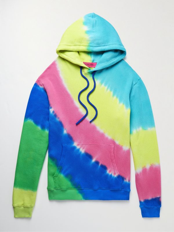 Oversized Tie-Dyed Cotton and Cashmere-Blend Jersey Hoodie Oversized Tie-Dyed Cotton and Cashmere-Blend Jersey Hoodie