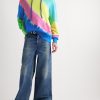 Oversized Tie-Dyed Cotton and Cashmere-Blend Jersey Hoodie - OU Oversized Tie-Dyed Cotton and Cashmere-Blend Jersey Hoodie - OU