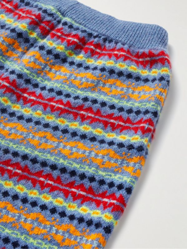 Fair Isle Cashmere Shorts - CU Fair Isle Cashmere Shorts - CU