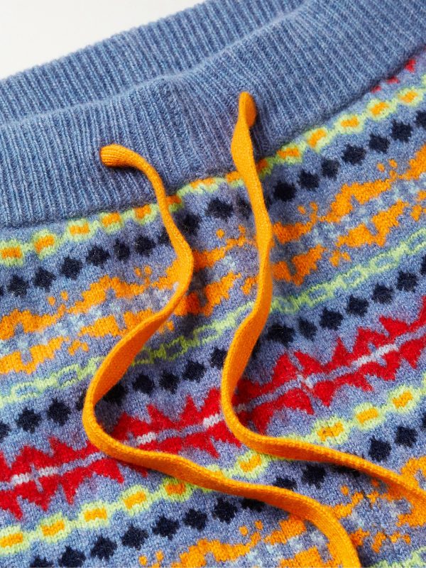 Fair Isle Cashmere Shorts - E1 Fair Isle Cashmere Shorts - E1
