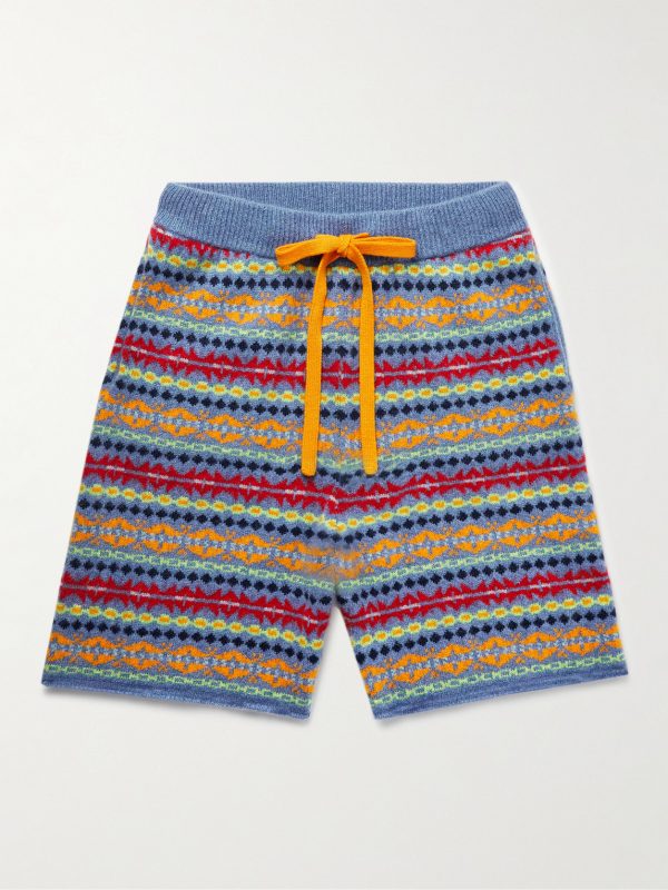 Fair Isle Cashmere Shorts Fair Isle Cashmere Shorts